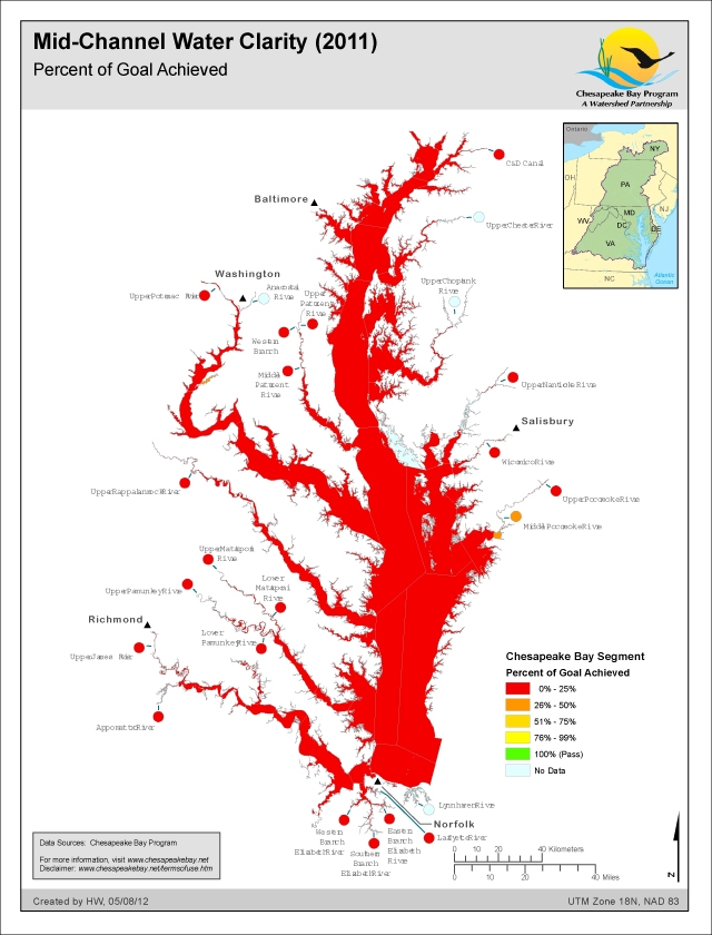 Mid-Channel Water Clarity (2011)
